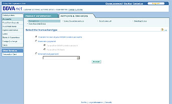Accounts. Payments 
            & Transfers